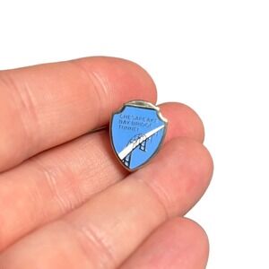 Chesapeake Bay Bridge Tunnel Lapel Pin Vintage‎ Travel Souvenir Collector Pin